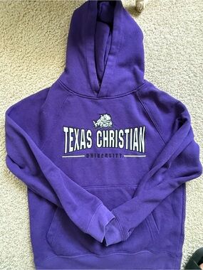 Unisex Youth TCU Hoodie (Size 12-14)